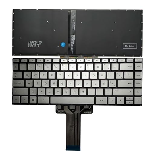 HP Pavilion 14-BS 14-BA 14M-BA 14-BW 14G-BR 14-BP 14T-BA 14-BF �p���V�A��/�č�/�X�y�C����/���e����m�[�g�p�\�R���L�[�{�[�h(Silver LA backlit)