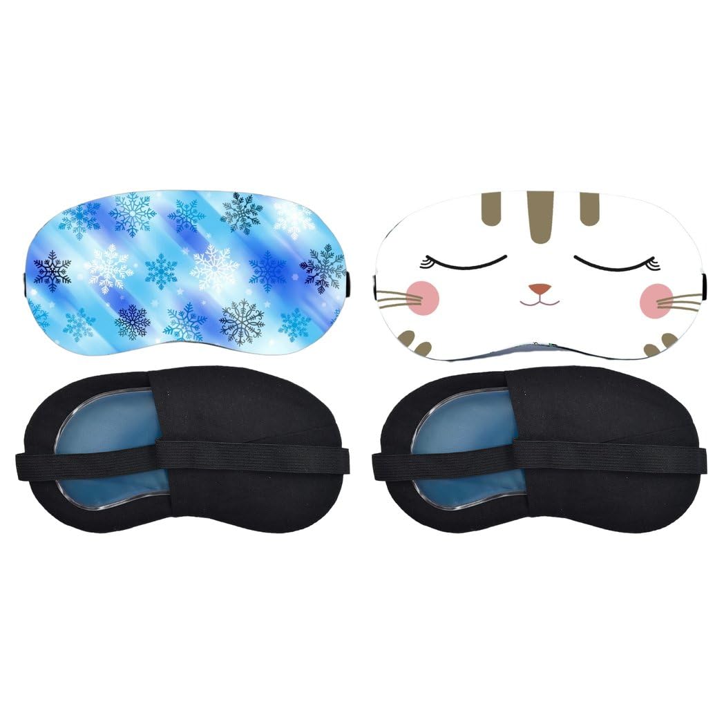 Buy Spitomex Blue Snowflake, Sleeping Bunny Face Sleeping Mask