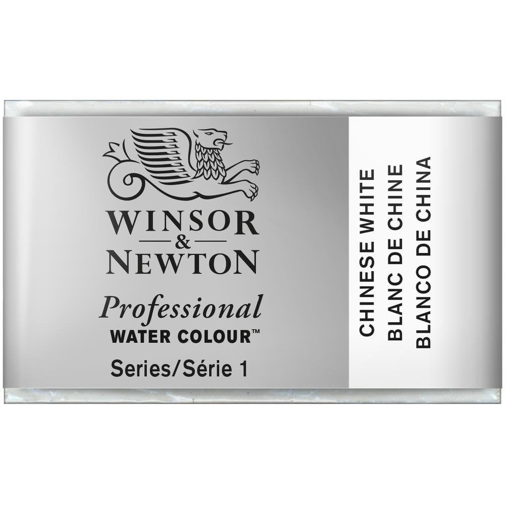 Winsor & Newton Professional Water Colour Paint Whole Pan, Chinese White โ image 1