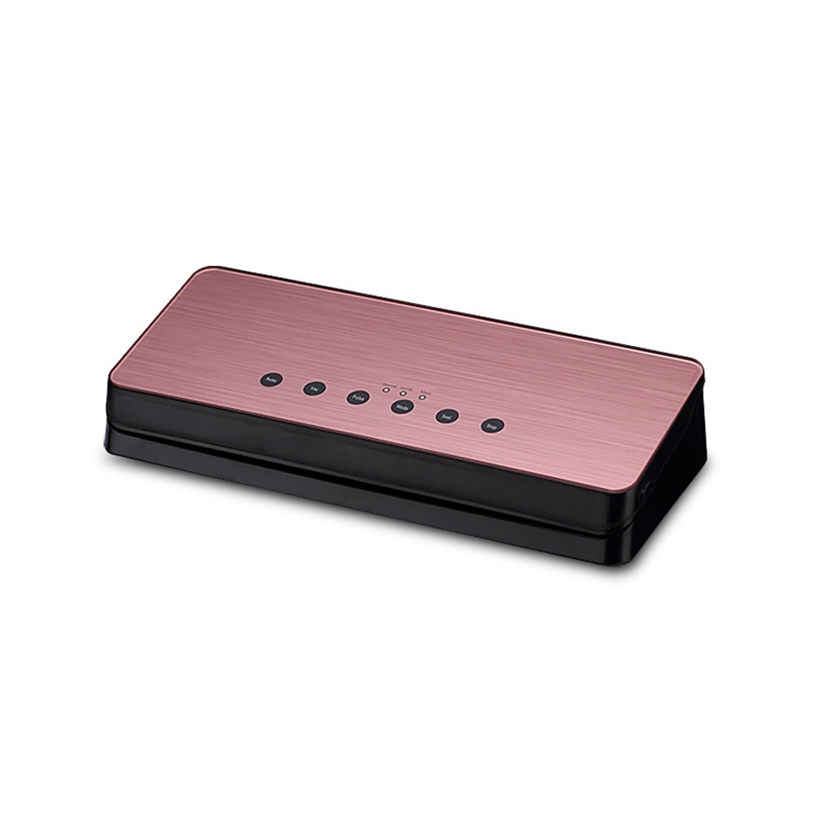 Soldador, Sellador al vacío, máquina automática de envasado al vacío, bolsa de almacenamiento de cocina, máquina comercial de sellado de alimentos al vacío(Pink)
