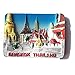 Aimant de réfrigérateur 3D Bangkok Thaïlande - Cadeau souvenir - Décoration de maison et de cuisine - Collection Bangkok Thaïlande
