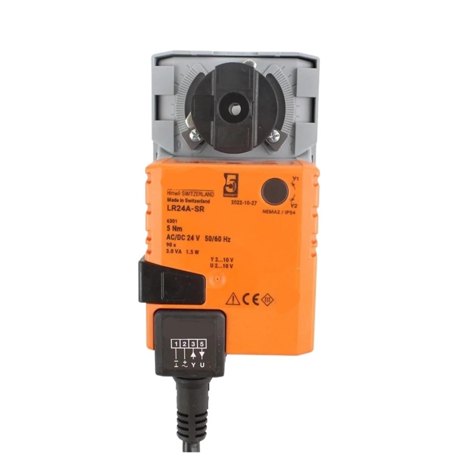 BALYDLUL LR24A-SR AC24V DC24V 5NM Modulating Rotary Actuator For Ball Valves Control Modulating 2-10V(LR24A-SZ)