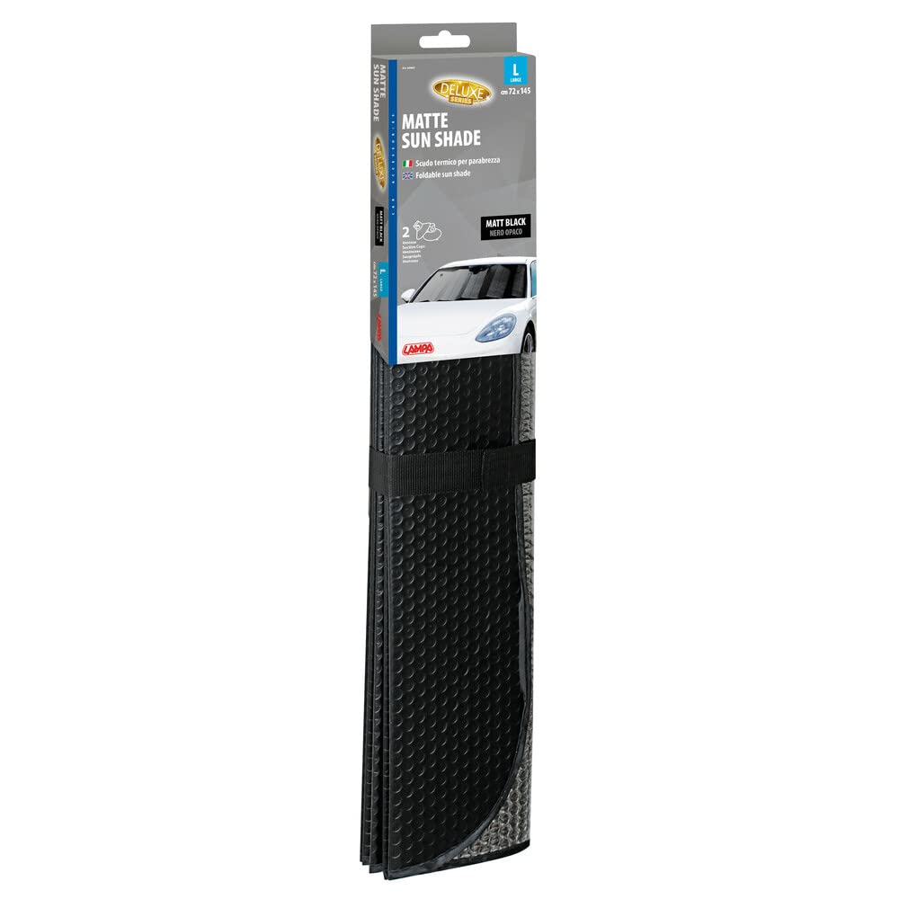 Lampa 66862 Scudo Termico per Parabrezza - Nero Opaco - L - 72x145 cm