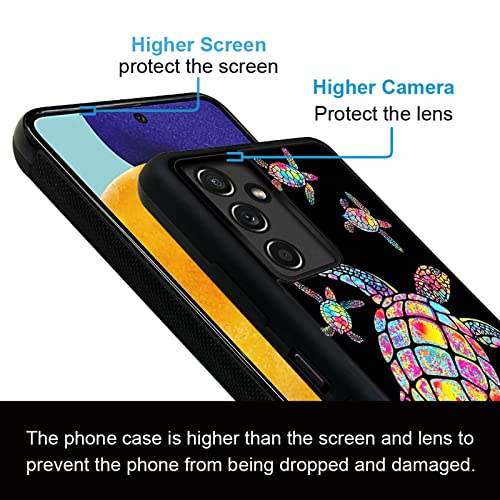 CARLOCA Compatible with Samsung Galaxy A13 5G Case,Colorful Rainbow Turtle Family Samsung Galaxy A13 5G Cases,Fashion Graphic Design Shockproof Anti-Scratch Drop Protection Samsung Galaxy A13 5G - image 5