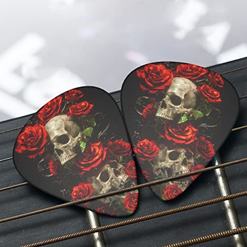 Médiators Guitare 12-Pack Crâne Et Roses Médiators Guitare Électrique Guitare Acoustique Diverses Guitares - Les Beatles, Paul McCartney, John Lennon, RIngo Starr, George Harrison Médiators Guitare 12-Pack Crâne Et Roses Médiators Guitare Électrique Guitare Acoustique Diverses Guitares – Image 7