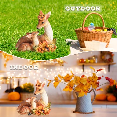 Garden Deer Decor Fall Animal Statue Outdoor Thanksgiving Autumn Decoration - image 4