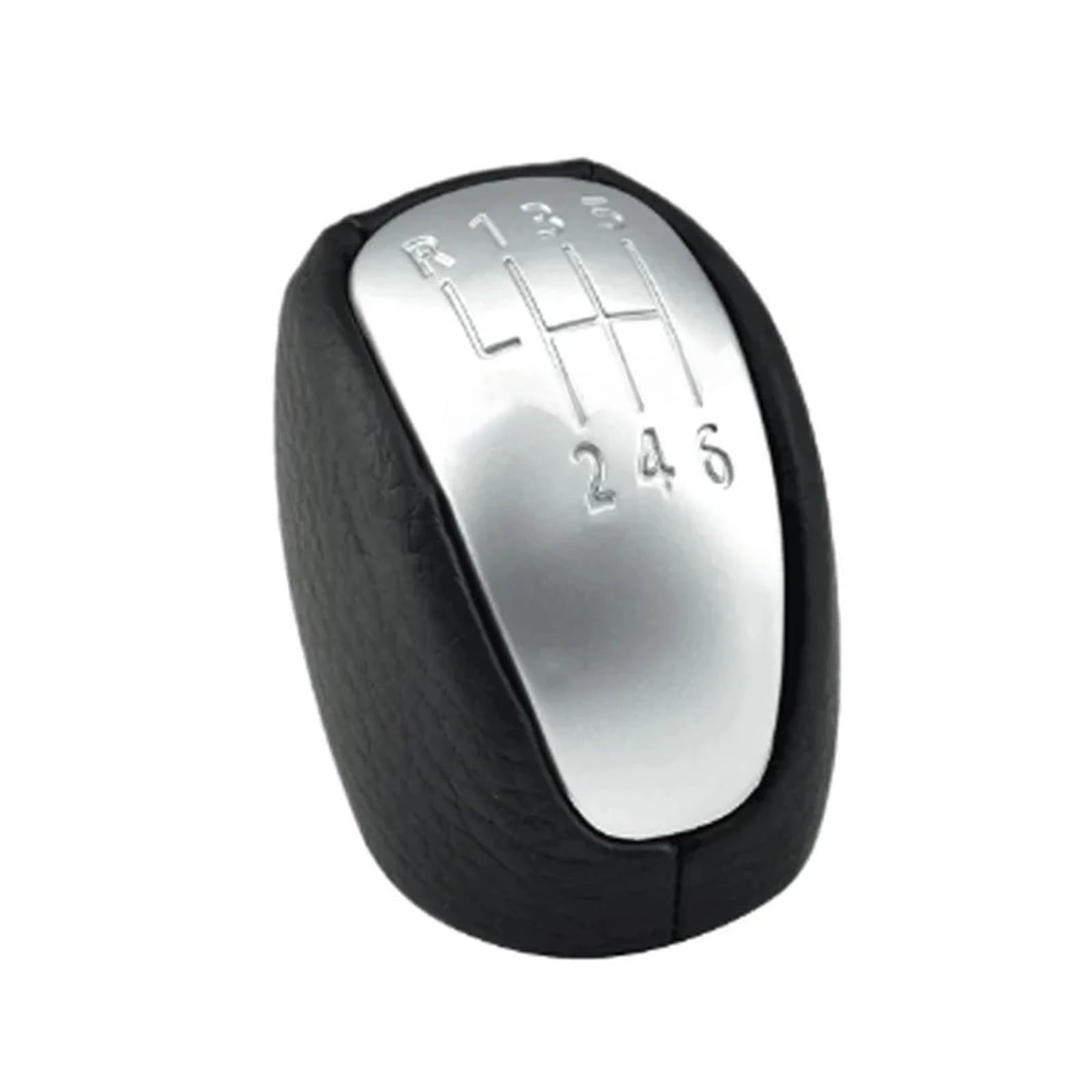 DBMSWZJQFG Performance Shift Knob for Laguna Mk3 2007-2015 Black/Silver