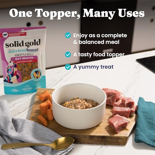 Image of Solid Gold Chicken & Bone Broth Wet Dog Food Topper & Meal, Adult Dogs, 6ct