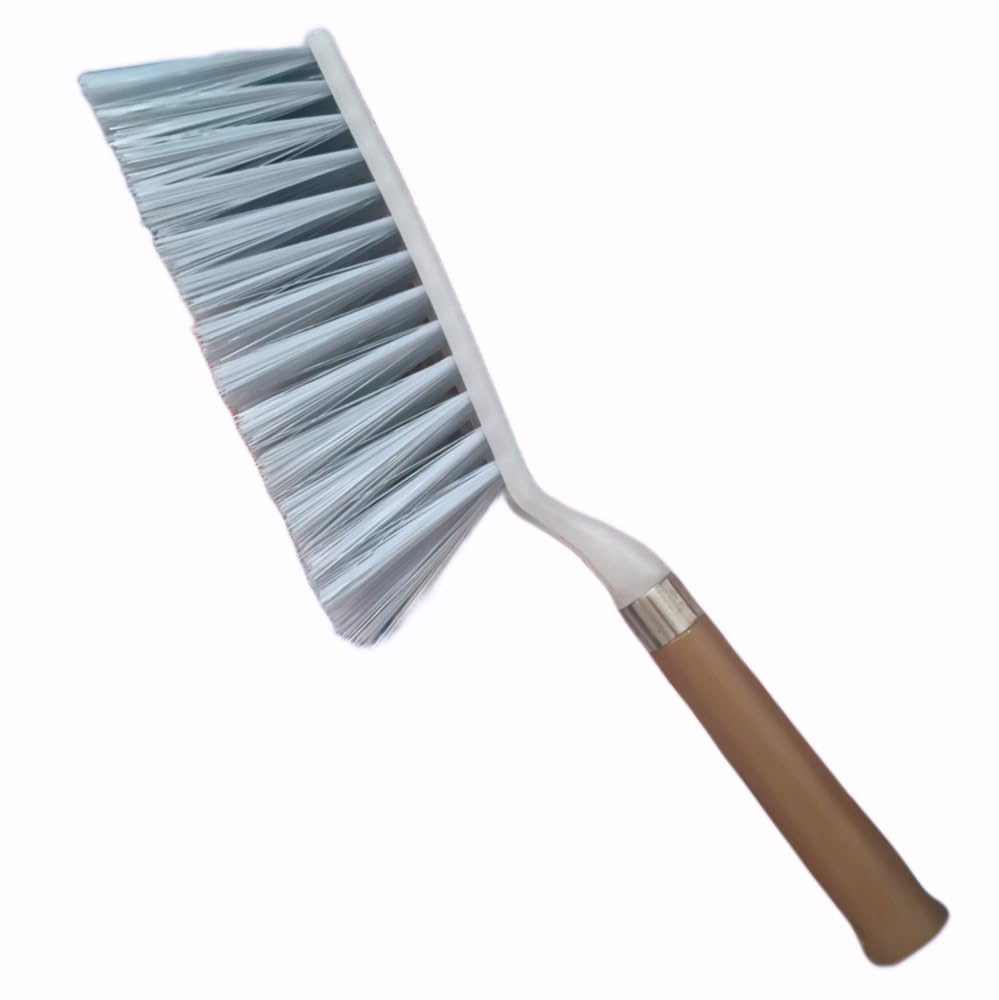 Carpet and Sofa Dust Cleaning Brush with Long Handle | Soft Bristles Upholstery Cleaner for Bed, Cushion, Car Interior, Curtains & Mats | Durable Plastic | Home & Office Use | Pack of 1-image-33