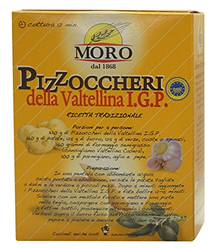Moro: Pasta "Pizzoccheri" A Base Di Grano Saraceno Integrale Duro - 500 G (500 Gr) In Pietra Macinata (Confezione Da 3) [ Importazione Italiana ] - 3