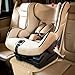 MomnLittle Car Seat Protector for Child Safety Seat, Mat Protector for Nick and Scratches on Car Seats (Beige)