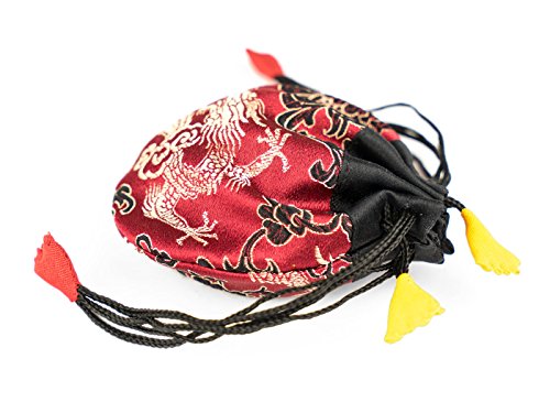 Klangschalen-Center Zimbeln, handgefertigt in Nepal, inklusiv Hülle aus traditionellem Stoff -5035- - Image 5
