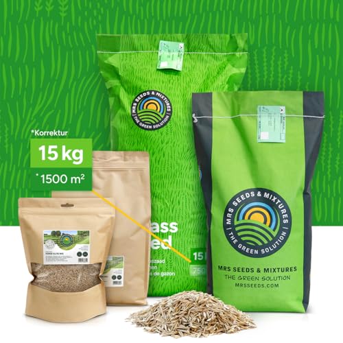 Grassamen Pferdeweide - Elite Mix | 1 kg - 100m2 | Universalmischung für Pferdeweiden | Hohe Trittfestigkeit | Neuanlage und Nachsaat | Schmackhaft und Zuckerarm | Für alle Böden geeignet | MRS Seeds