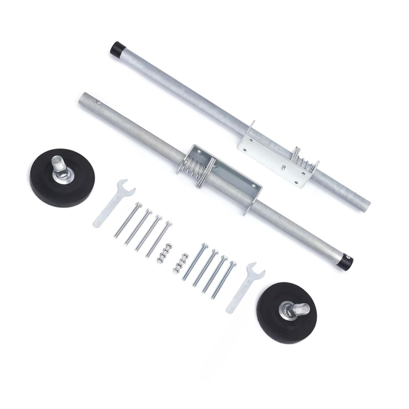 Non Skid Ladder Leveler Pair with Extendable Legs Heavy Duty Stabilizer for Secure Ground & Stair Leveling Tool Telescopic Ladder Balance Stabilizer