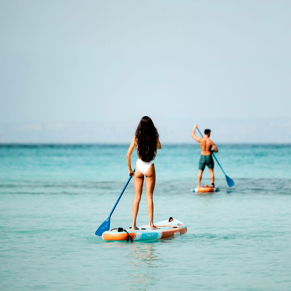 Skiffo Rivage Sunrise 11' – Sup Inflable 2 en 1 Kayak Completo – 335 x 86 x 15 cm – MAX 160 kg – Estable y versátil – Diseño único
