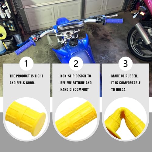 Image of Motorcycle Throttle Assembly,7 /8 inch Quick Twist Throttle Grips with Throttle Cable Aluminum Alloy Universal for CRF KLX SSR TTR 110 125 150 250cc Dirt Pit Bike ATV Mini Bike