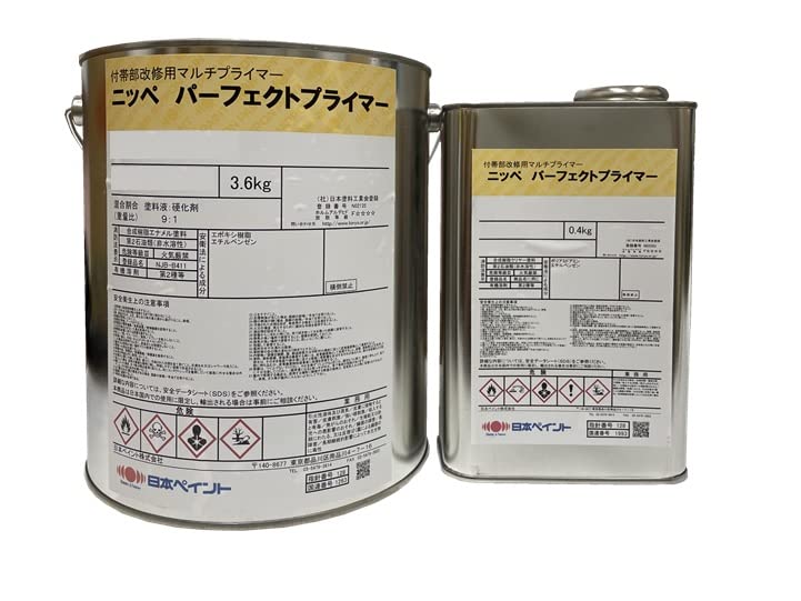 Amazon.co.jp: 日本ペイント パーフェクトプライマー 4kgセット Amazon.co.jp: 日本ペイント パーフェクトプライマー 4kgセット
