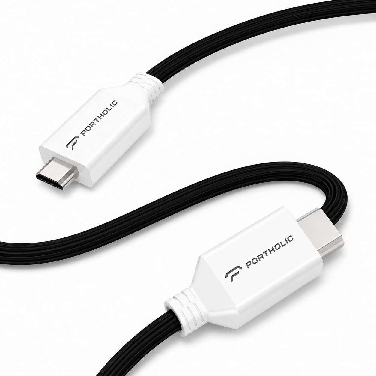 PORTHOLIC Convertitore da Wii a HDMI Dispositivo Wii2HDMI 720P 1080P con cavo HDMI da 5 piedi e jack audio da 3,5 mm e uscita HDMI per Nintendo Bianco