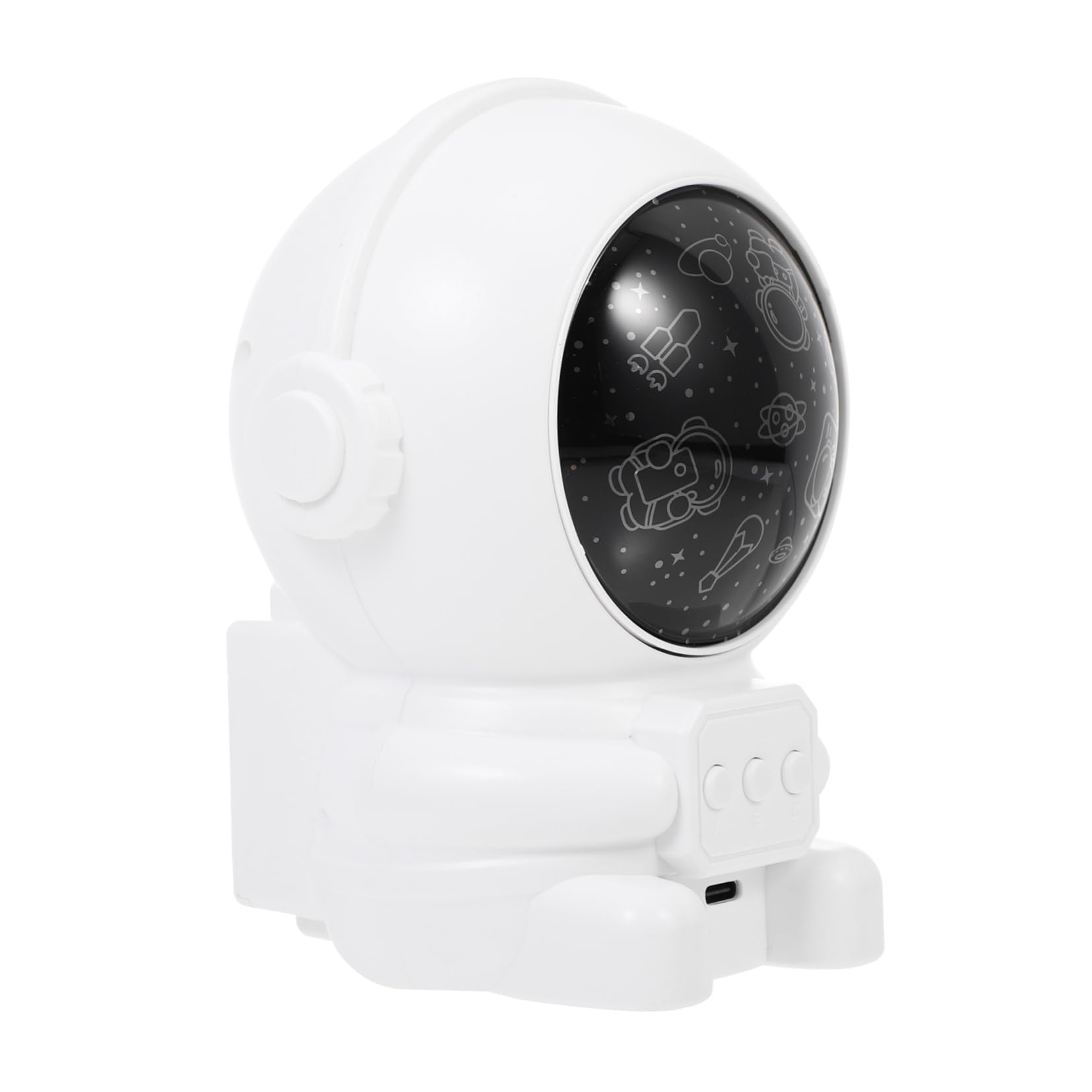 SOLUSTRE Creative Astronaut Projection Lamp Cartoon Star Projector for Bedroom Decorative Night Light with Calm Ambiance Modern Design for Home Decor and Relaxation