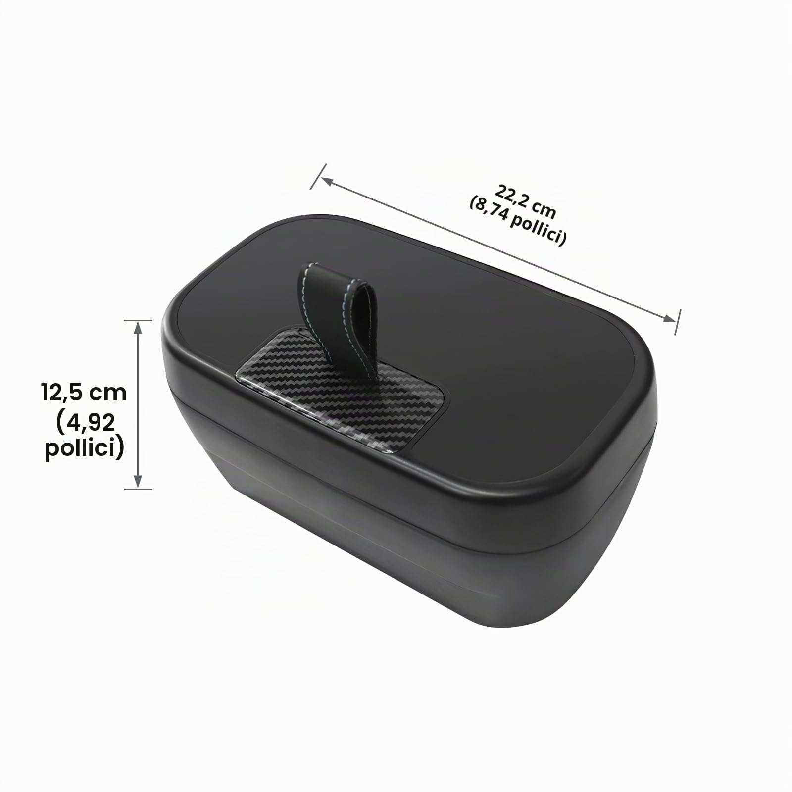 Scatola portaoggetti console centrale Vassoio organizer bracciolo per Mini Cooper S F65 F66 2024 2025 Accessori cambio automatico Vano portaoggetti nella console centrale Mini accessori (Grigio
