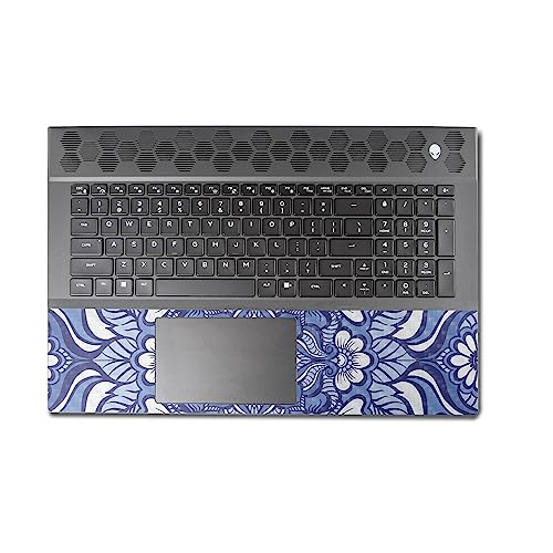 Image of MightySkins Carbon Fiber Skin Compatible With Alienware M18 R1 (2023) Full Wrap Kit - Flower Mandala | Protective Durable Textured Carbon Fiber Finish | Easy To Apply & Change Styles | Made in the USA