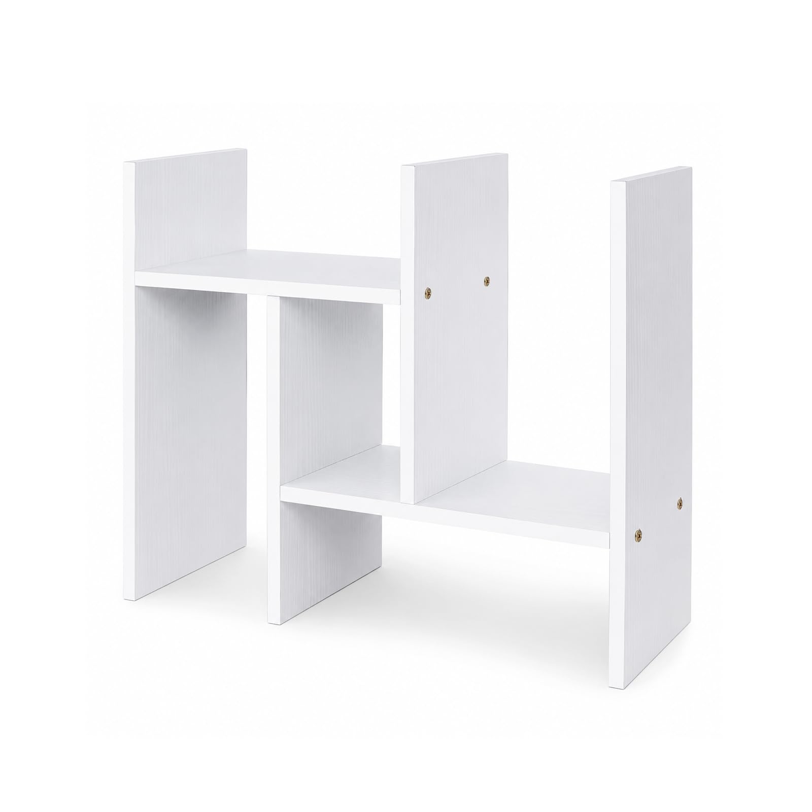 FERNVALE Wood Desktop Bookshelf Organizer with Adjustable Length