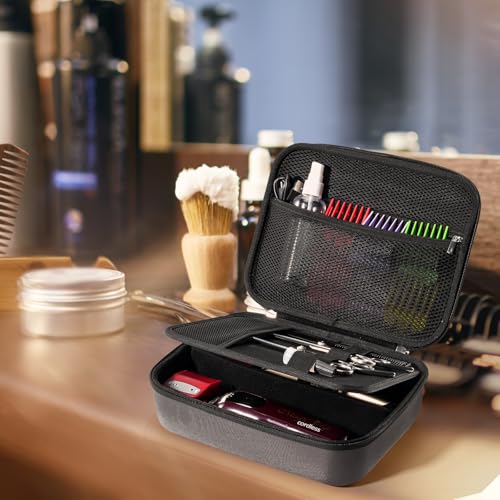 image for ProCase Hard Hair Clippers Case, Barber Supplies Hair Cutting Tool Acc