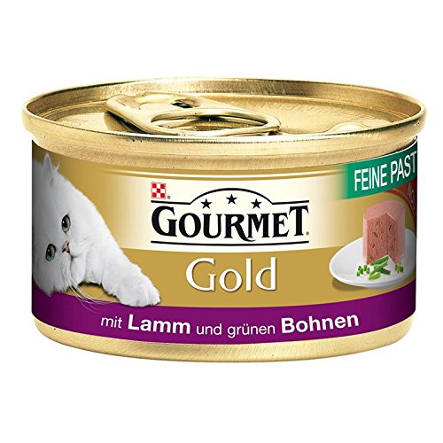 Gourmet Dose Gold Feine Pastete Lamm&Bohnen 12x 85g Katzenfutter