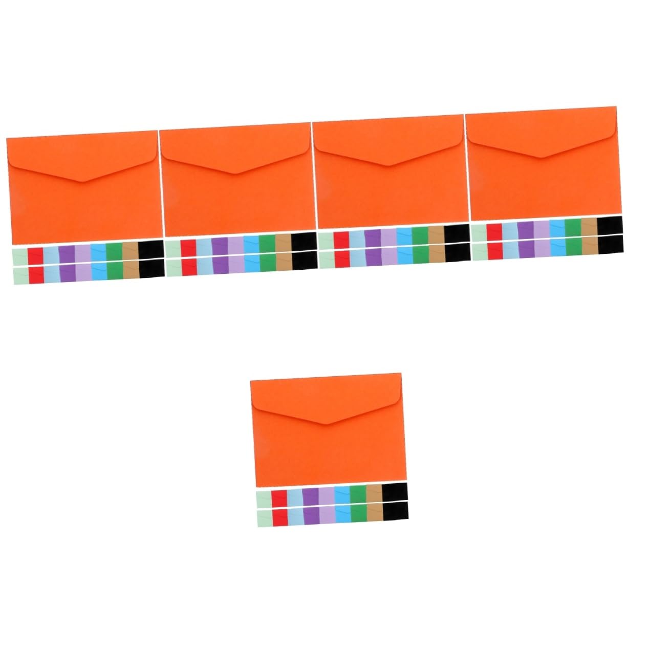 350pezzi Buste Colorate Decorative Carta Piccole Per Inviti e Regali Per Compleanni Matrimonio e Feste Di Natale