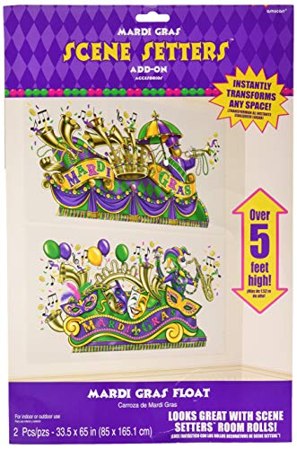 Amscan Mardi Gras Float Scene Setters, 33.5