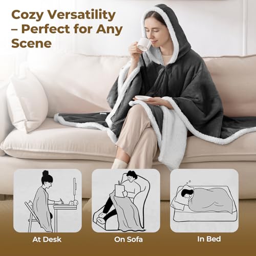 Portable Heated Blanket Rechargeable