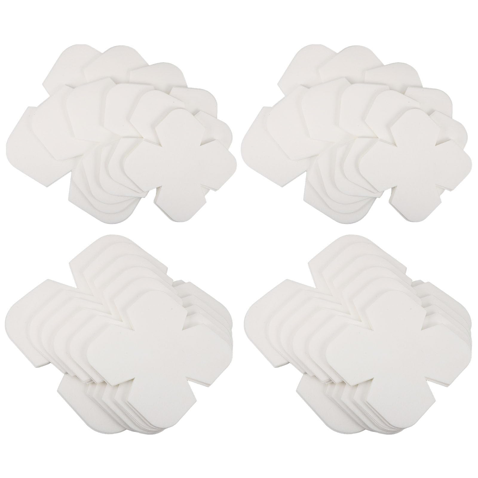 Protector de bol de fieltro blanco Gadpiparty plantilla precortada reutilizable 8