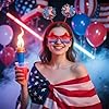 Tisbonsy 2-PCS Independence Day Kit:Star-Shaped Pa... #3