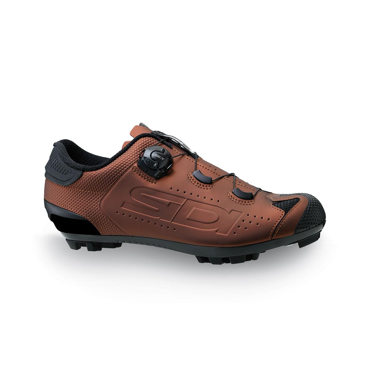Sidi| Gravel Bike Shoes, Professional Mountain Bike Shoes for Men MTB DUST, Innovative Closure System, Integrated Heel, Rubber Toe