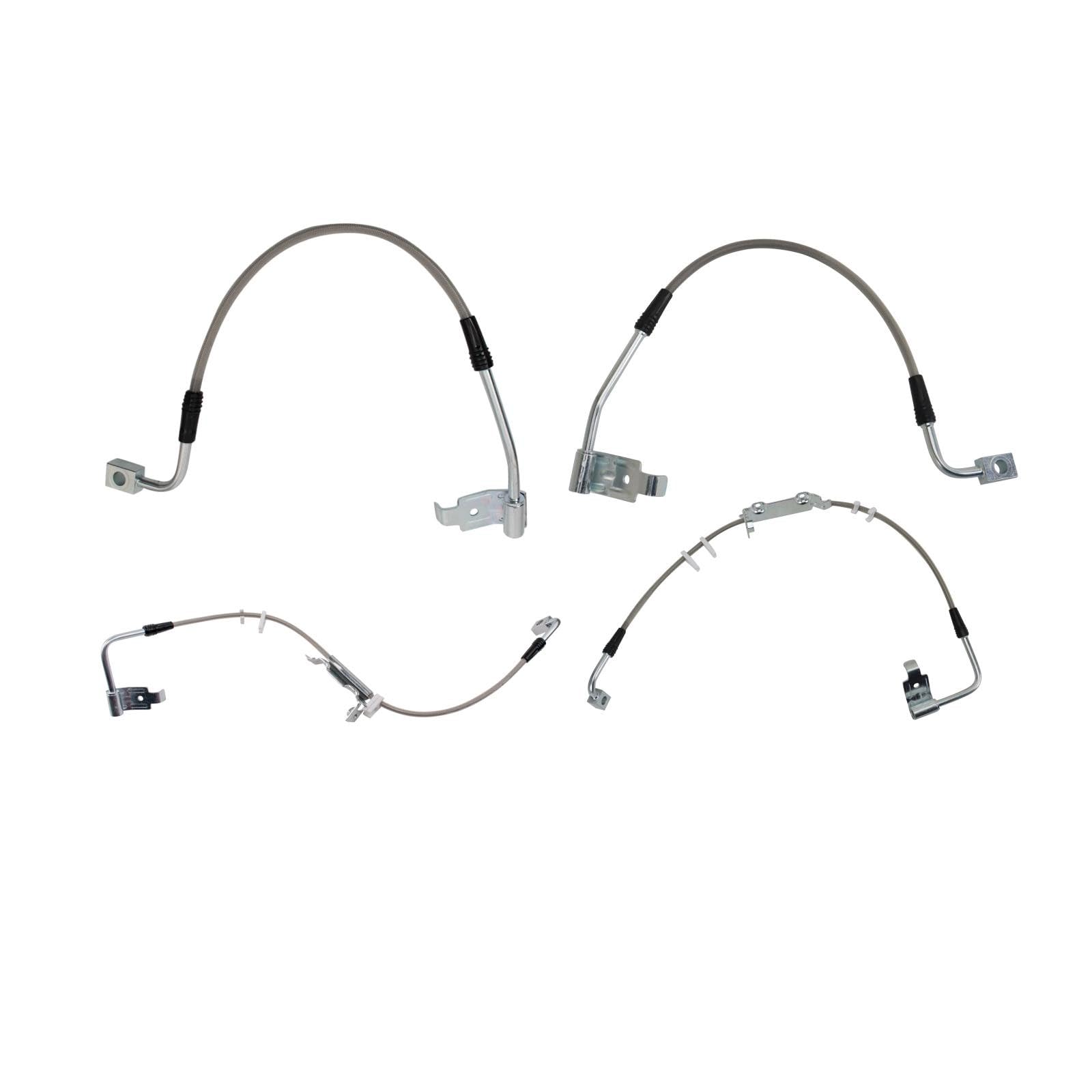 TRQ Performance Front and Rear Brake Hose Set