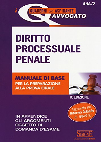 Diritto processuale penale. Manuale di base per la...
