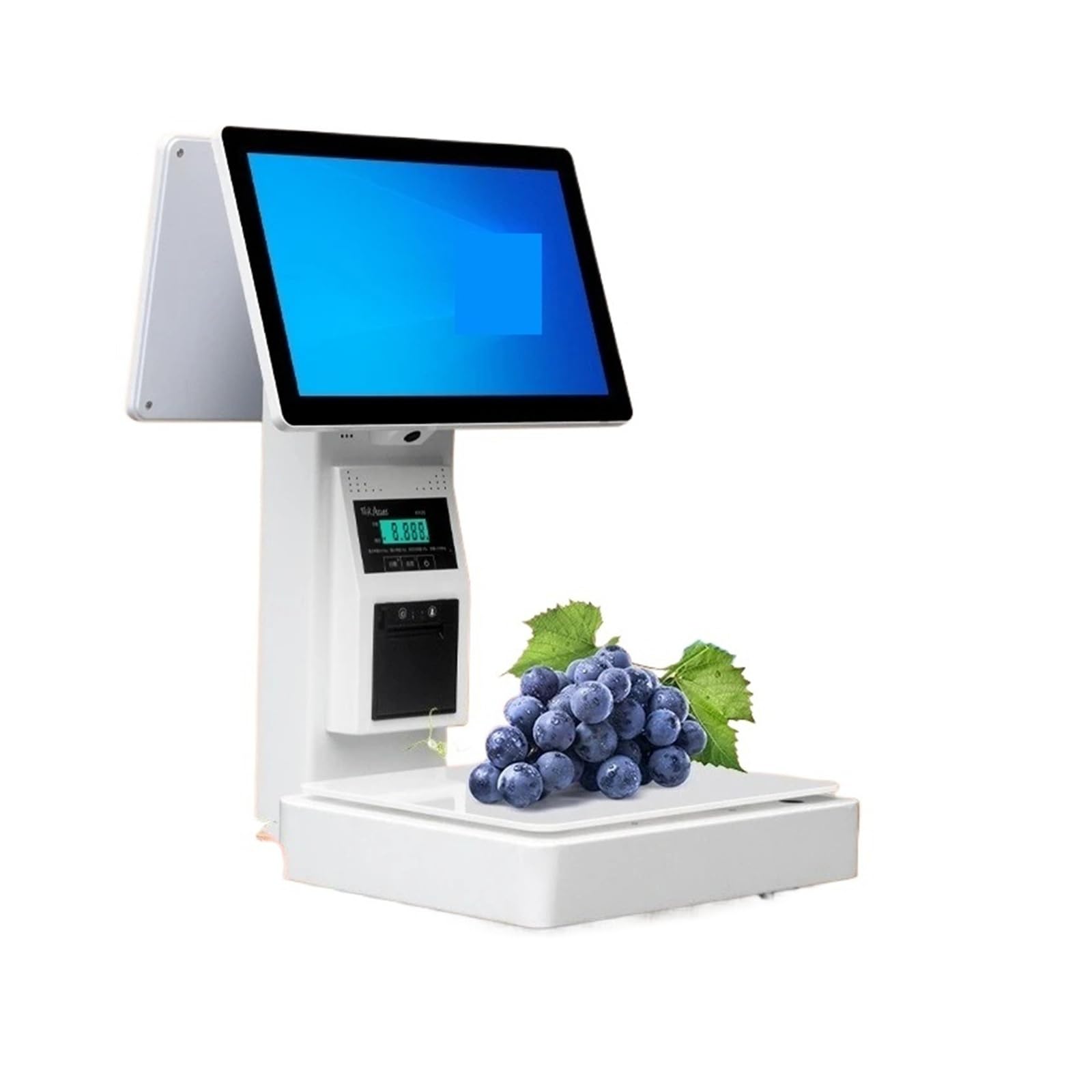 Registratore di cassa, Riconoscimento AI intelligente, bilancia for registratore di cassa, pesatrice for commercianti tutto in uno