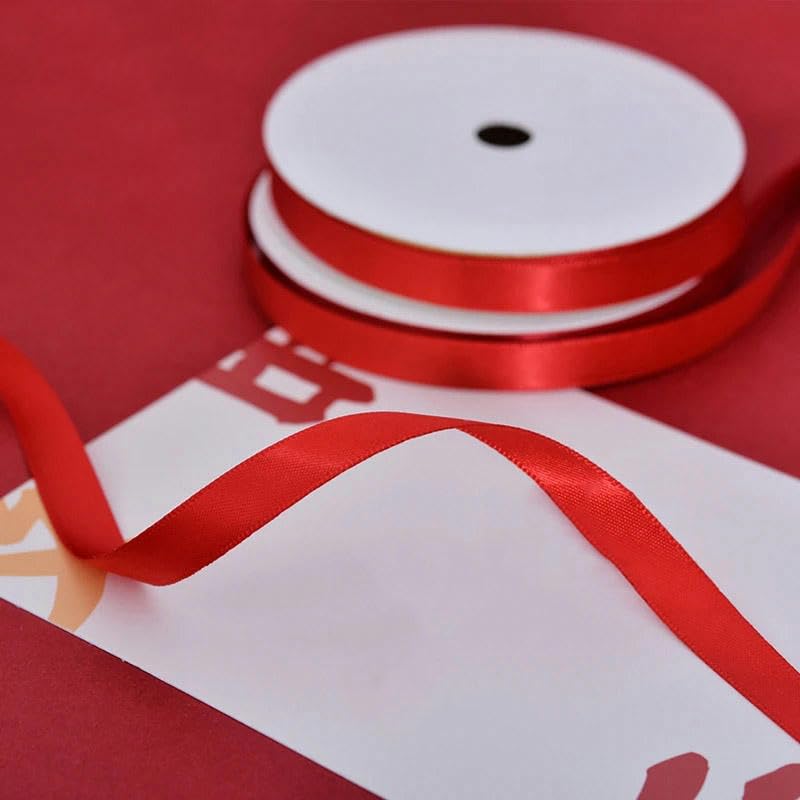 Nastro di raso double-face per confezioni regalo, feste, eventi, vestiti, cucito, feste, artigianato, eventi, bomboniere, vestiti, decorazioni pasquali, Natale, fiocchi per auto (25 mm di larghezza x