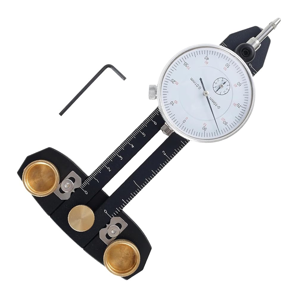 Ijsdnvjndx As Shown Saw Alignment Gauge, Table Saw Indicator 0.01 Mm Adjustable Table Saw Alignment Gauge Calibrator For Table Saw