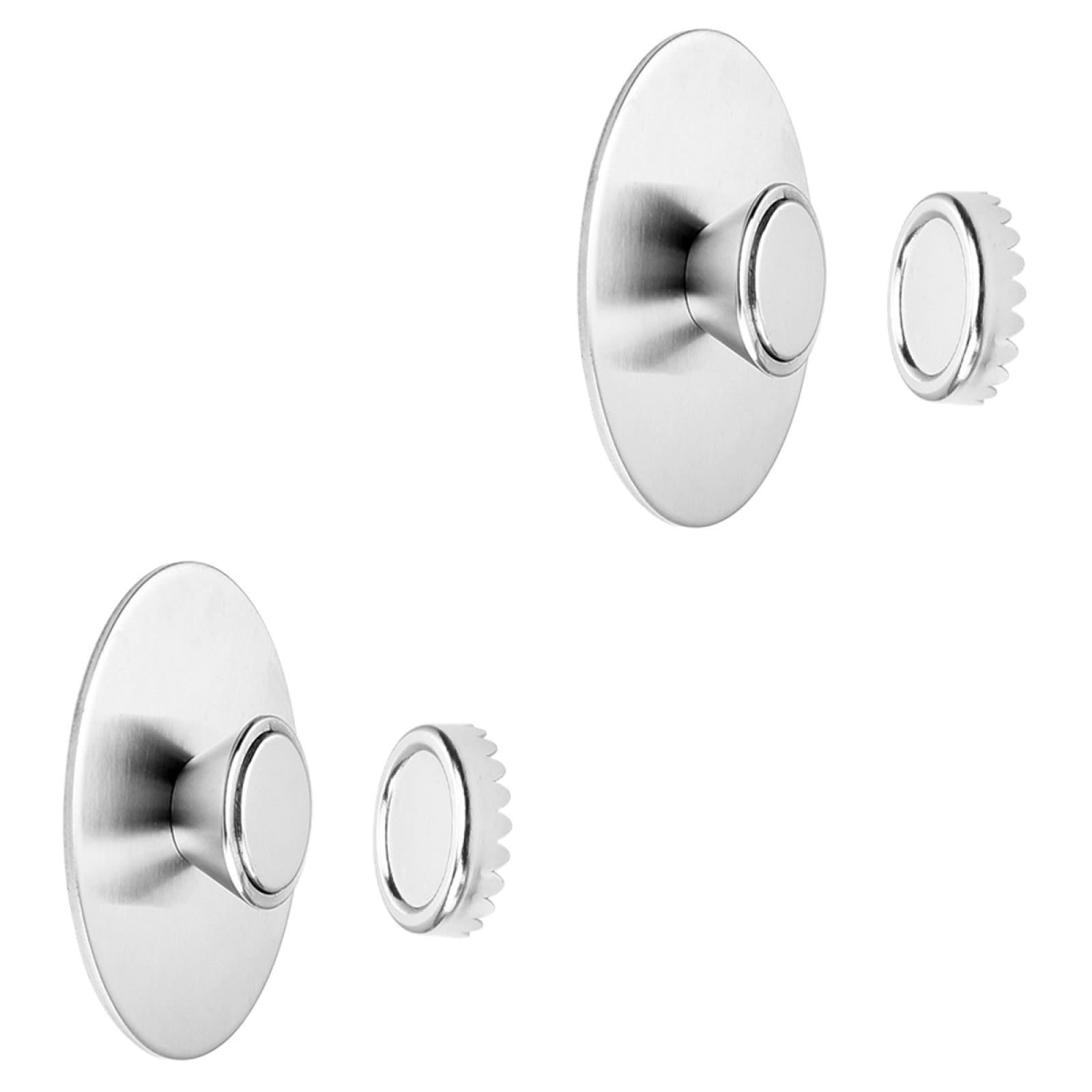 PRETYZOOM 4stücke Magnetische Seifenhalterung Wandmontierte Seifenschale Mit Abtropfgitter Für Badezimmer Rostfrei Und Installieren Elegantes Design Für Modernen Stil