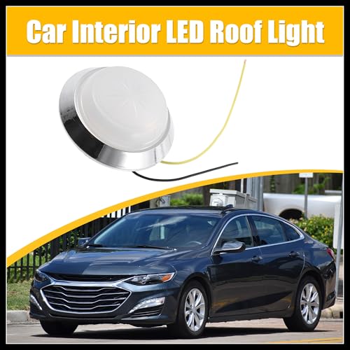 Lámpara LED redonda para techo interior de coche 12V miniatura 2