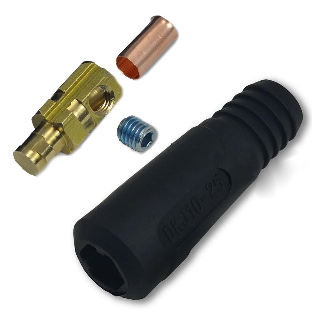 Connettore giunto per cavo di saldatura, attacco rapido DKJ10-25 per saldatrice, accessori per presa pannello resistente