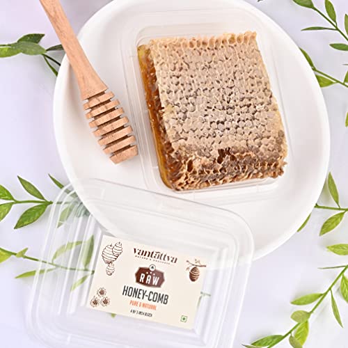 Image of VANTATTVA-NATURE'S GOODNESS... Raw Honeycomb -4 inch by 3 inch block |Pure Natural |