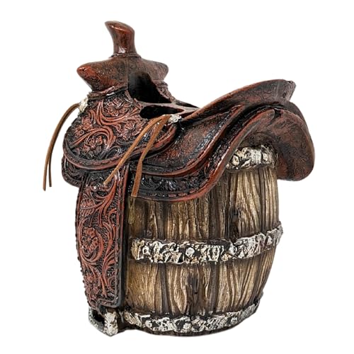 Toothbrush Holder - Saddle Design Toothbrush Holder Southwestern Rustic Decor for Western Ranch and Farmhouse Kitchen and Bathroom