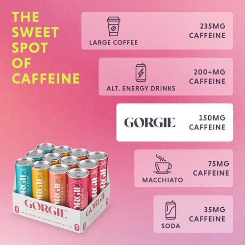Gorgie Bestsellers Variety, Sugar-Free Natural Energy Drink Sparkling thumb #4