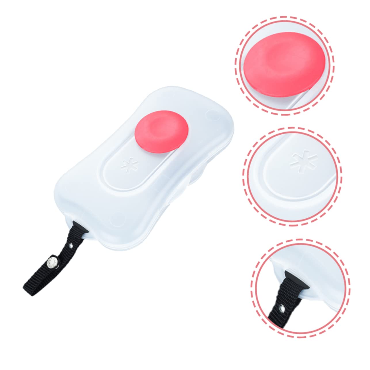 Garneck Portable Wipes Dispenser Reusable Wet Tissue Case for Travel Lightweight and Convenient Wipe Holder for Diaper Bags and Versatile Storage for Items