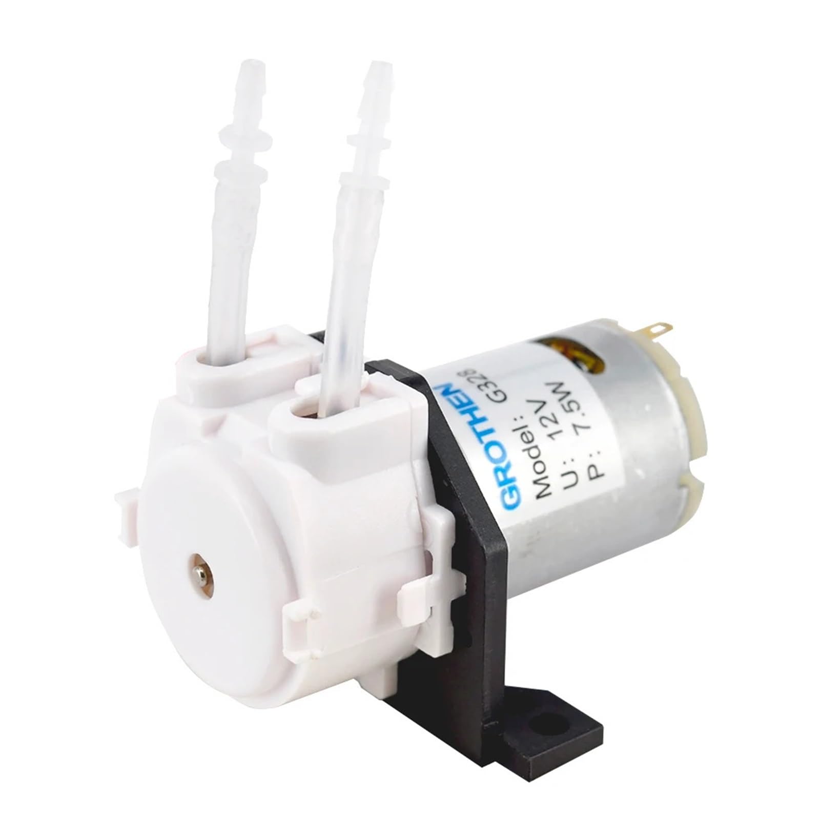 12V D2 2 * 4 mm głowica perystaltyczna pompy dozującej do laboratoryjnej wody chemicznej D2: 5-40 ml/min (70A, 24V)