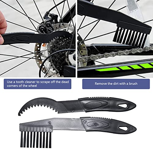 8 Pezzi Kit Strumenti Spazzole per Pulizia Catene