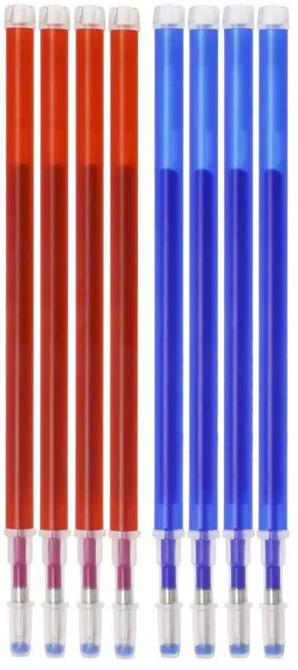 Image of Steam Refill /Hot /Magic Pen /Invisible /Removable Ink Pen /Tailor Chalk for Fabric /Cloth /Garments /Tailors(Packet of 50Pcs) (Mix-Red /Blue)
