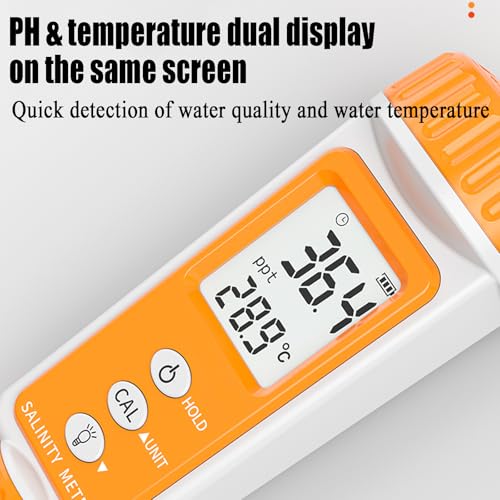 Réfractomètre de salinité 0-100 PPT avec LCD et ATC pour l'agriculture